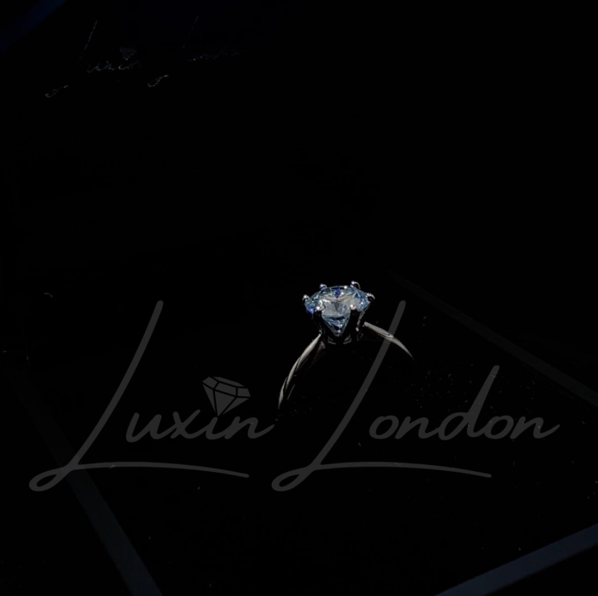 Timeless Solitaire Moisante Diamond Ring