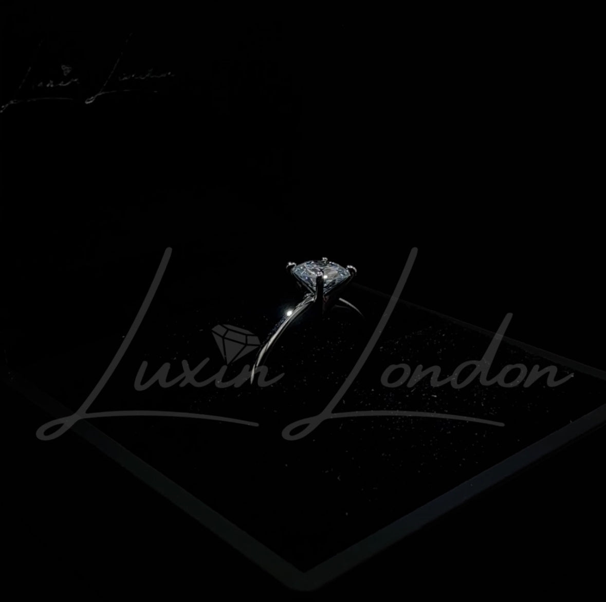 Limitless Solitaire Moissanite Diamond Ring