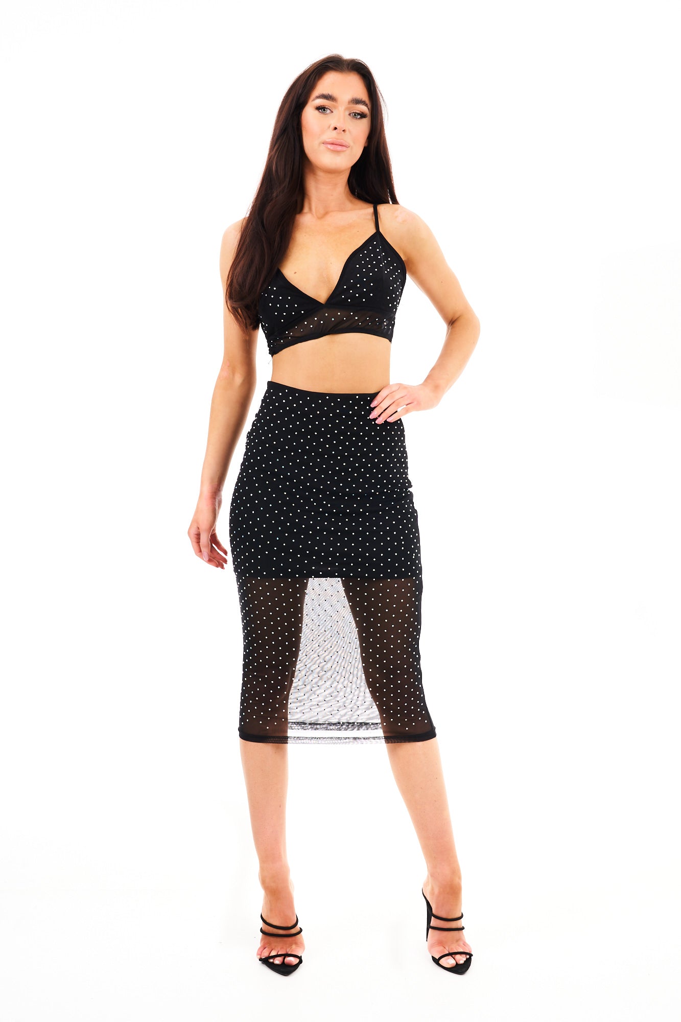 Two Piece Dot - Black
