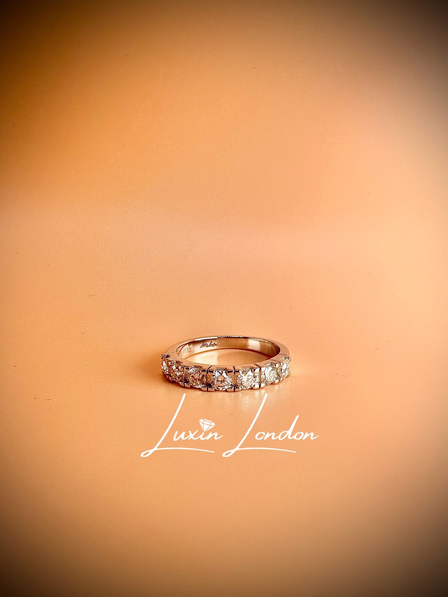 Serene Elegance Moissanite Diamond Ring