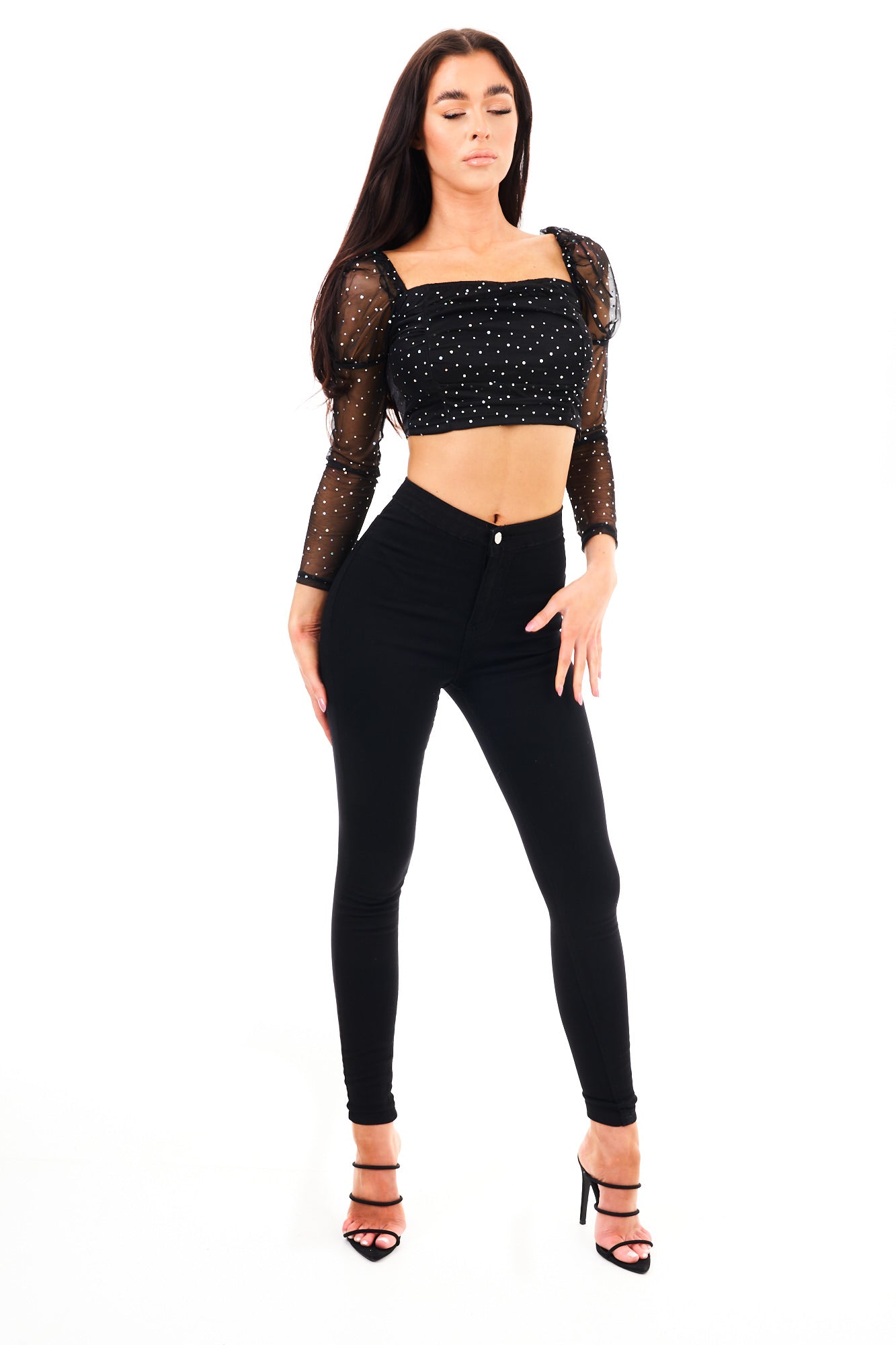 DENIM JEANS -BLACK