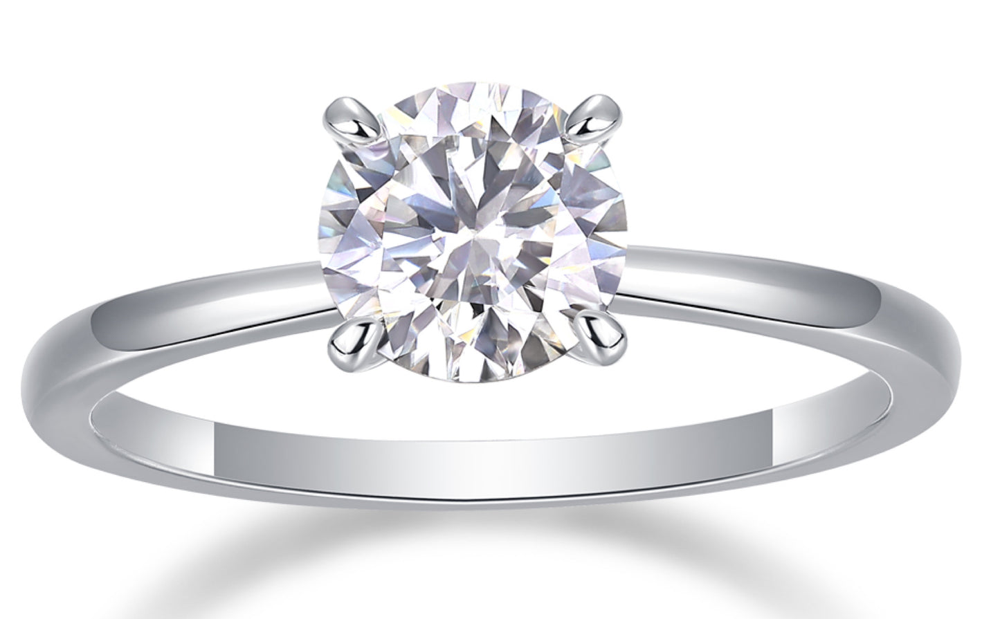 Limitless Solitaire Moissanite Diamond Ring