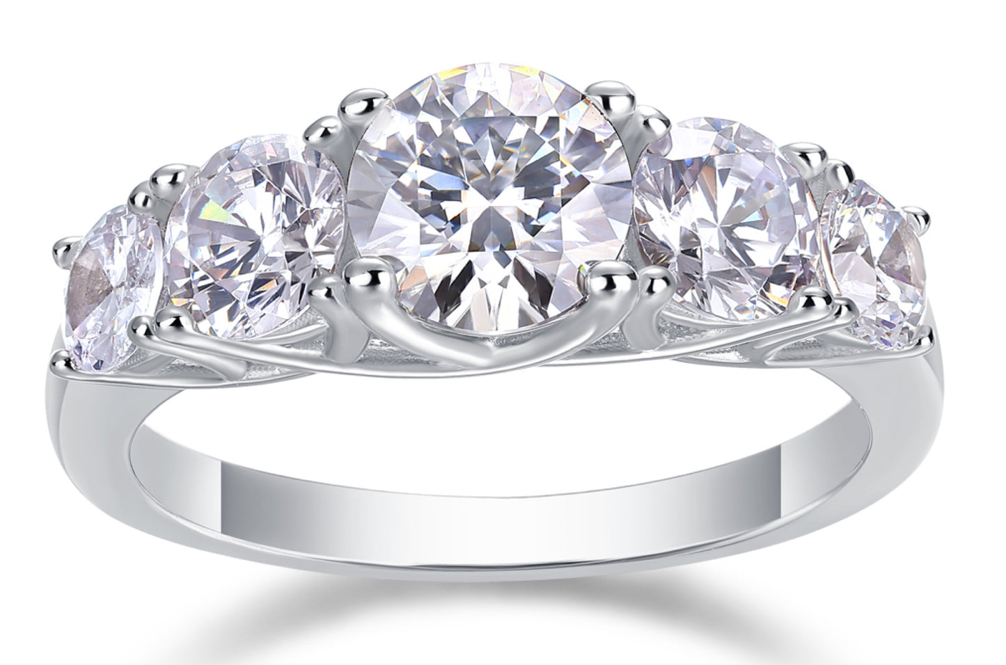 Stardust Moissanite Diamond Ring