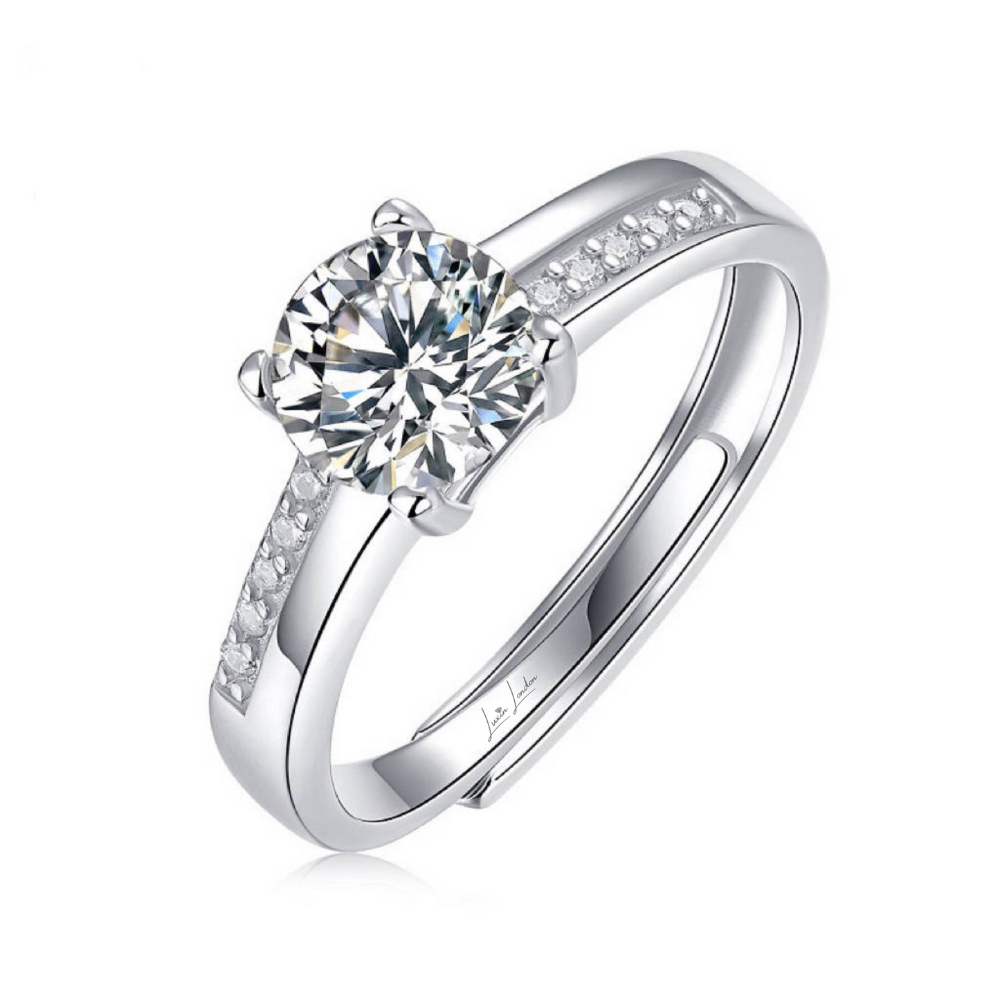 Galaxy Dazzling Moissanite Diamond Ring