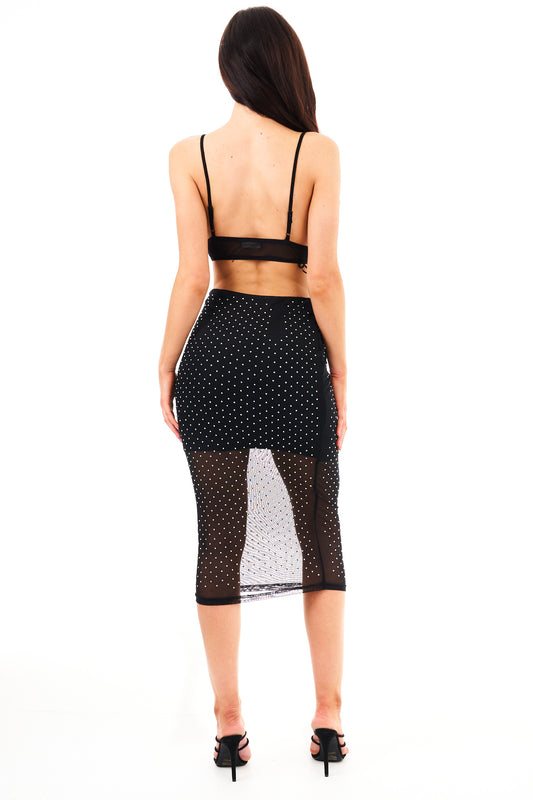 Two Piece Dot - Black