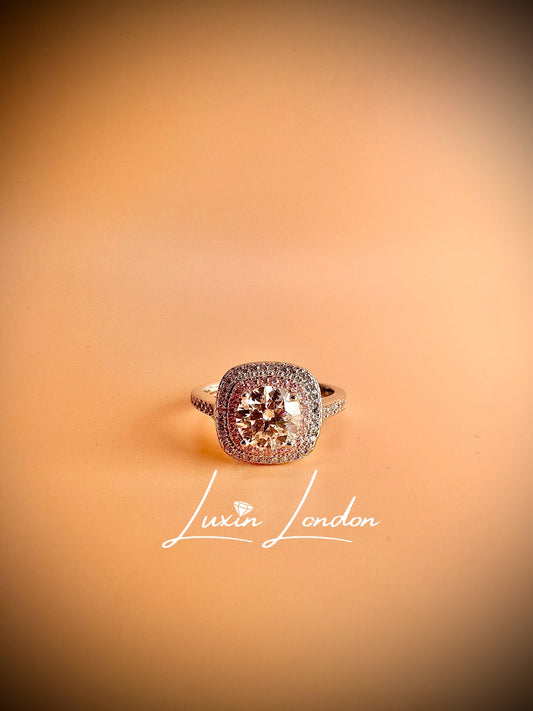 Infinite Moissanite Diamond Ring